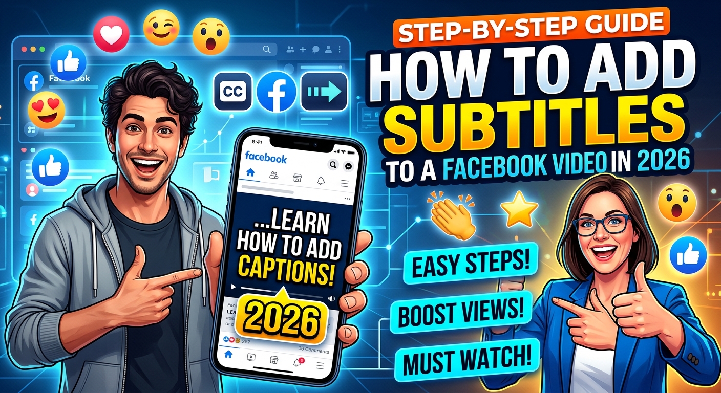Step-by-Step Guide: How to Add Subtitles to a Facebook Video in 2026