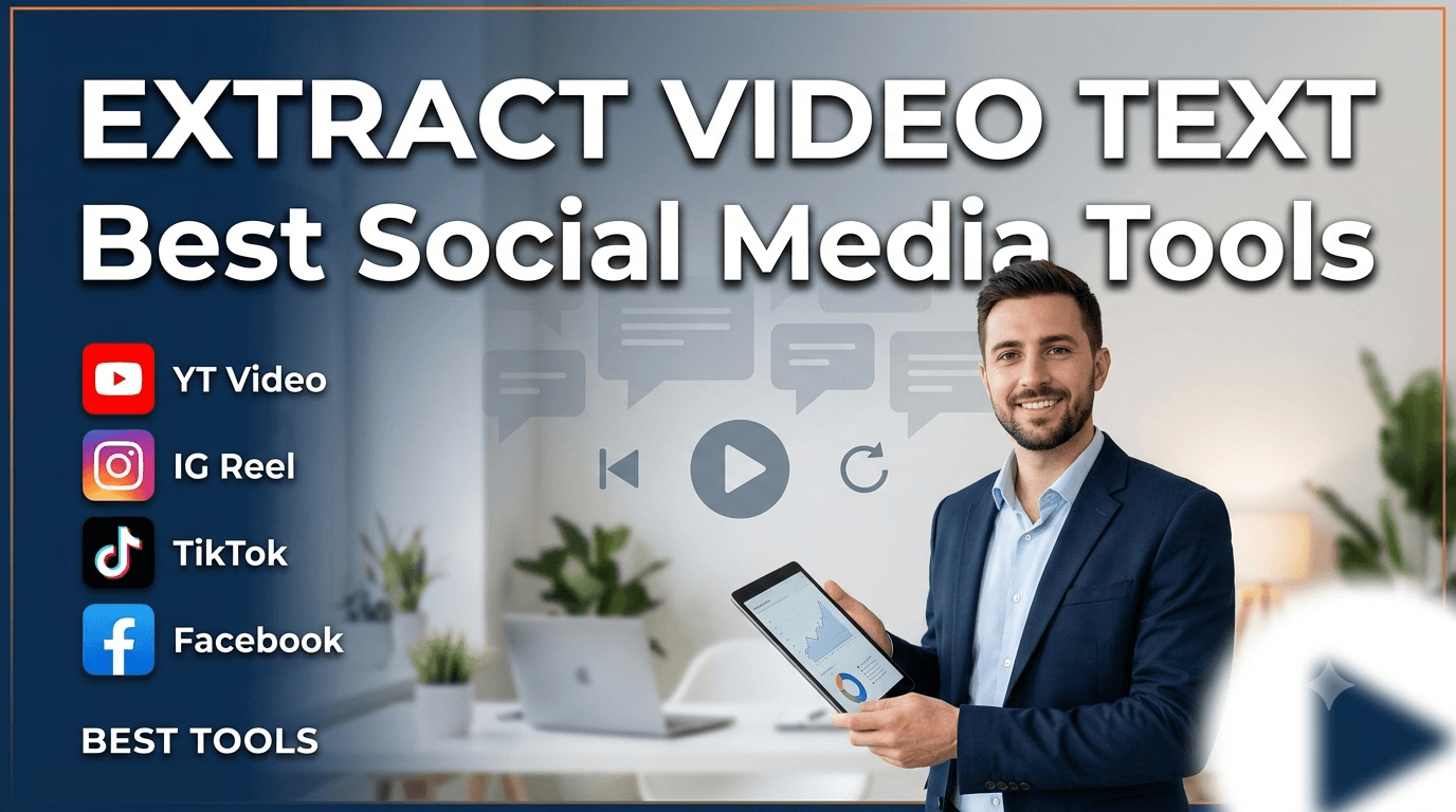 Reviewing the Best Tools to Extract Text from Social Media Videos