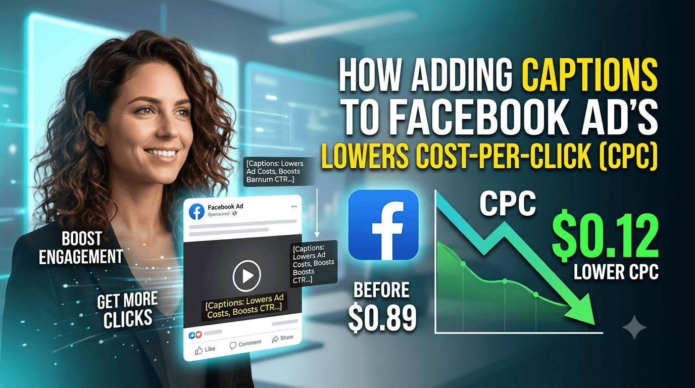 How Adding Captions to Facebook Ads Lowers Cost-Per-Click (CPC)