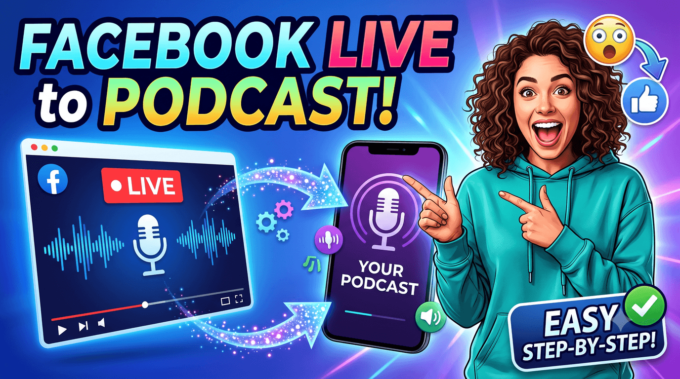 How to Convert Facebook Live Audio into a Podcast Episode