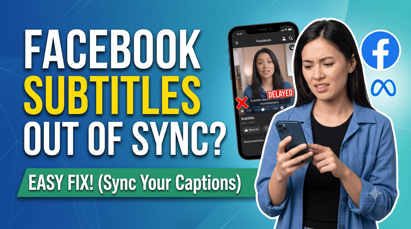 Why Your Facebook Video Subtitles Are Out of Sync (and How to Sync Them)