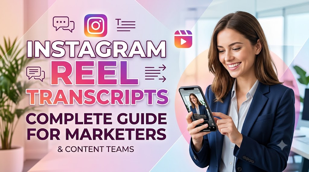Instagram Reel Transcripts Guide for Marketers