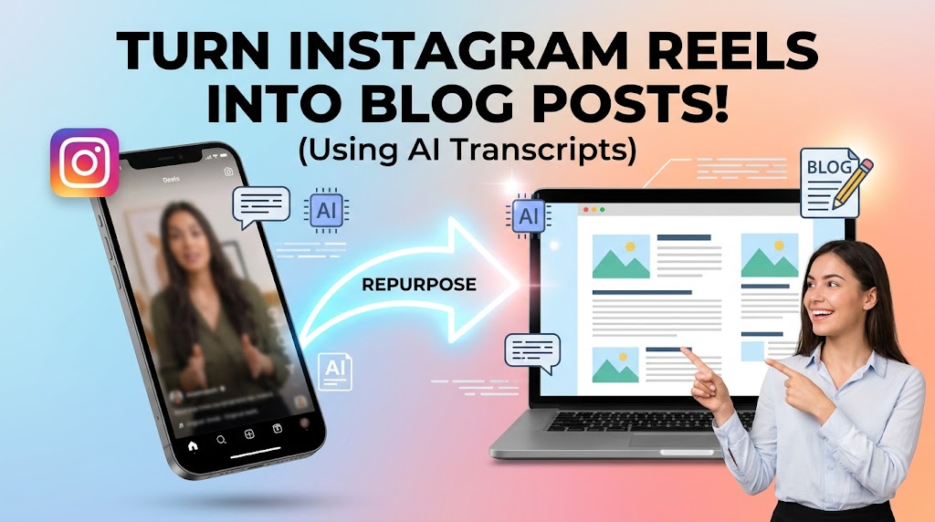 How to Repurpose Instagram Reels into Blog Posts