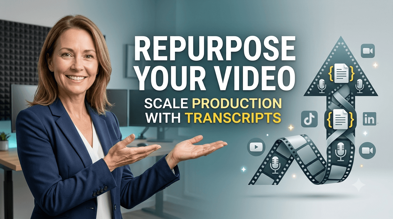 Repurposing Video: How to Scale Content Production with Transcripts