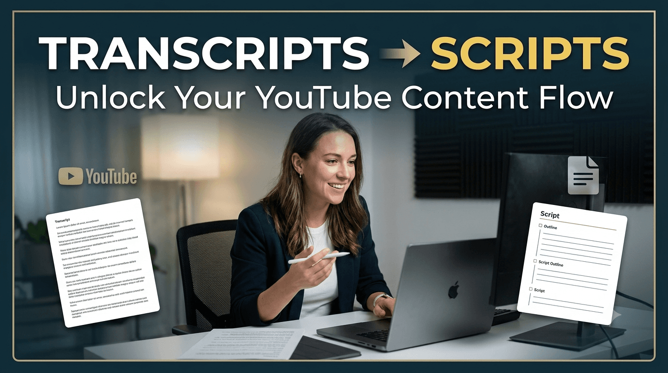 How Content Creators Use Video Transcripts to Script YouTube Content
